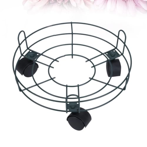 Support Mobile Vert pour Pots de Fleurs et Décoration de Maison