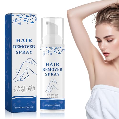Hair Removal Spray, 2025 New Moisturizing Hair Removal Cream for Women and Men, Painless Hair Remover Foam Spray for Armpits Arms Legs Gentle on Dry and Sensitive Skin (1)