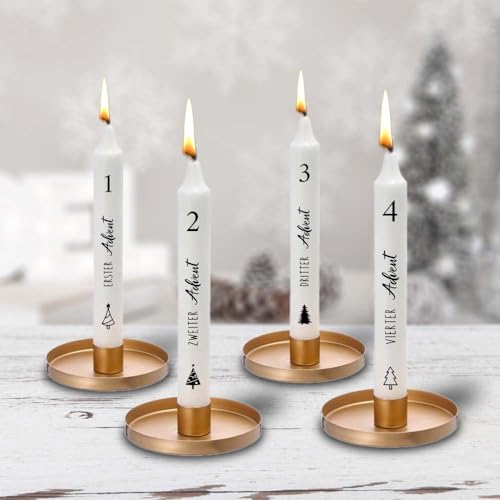 Verschiedene Weihnachten Set Kerze Stabkerzen fertig bedruckt kein...