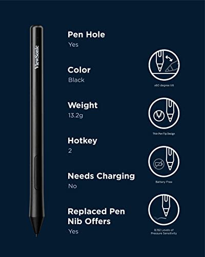 ViewSonic PF1020 Graphics Drawing Tablet, 10 Inches - Image 4