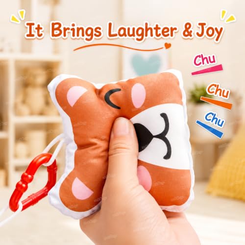 Image of Zest 4 Toyz Baby Play Mat Activity Centre My First Gym Foldable Laying Mat with Hanging Rattles Toys Washable Mat Gym for 6 Months Babies - Orange Made in India