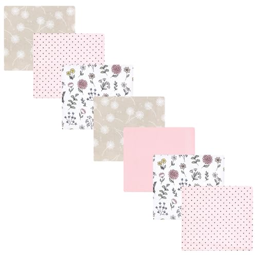 Image of Luvable Friends Little Treasure Flannel Receiving Blankets 7pk