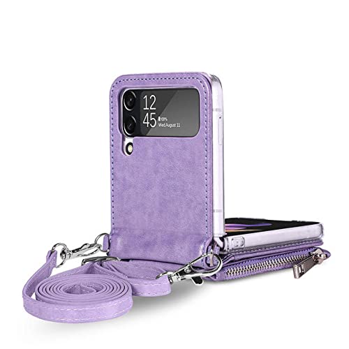 Étui anti-chute pour Samsung Z Flip 4 résolvant le transport de vos cartes