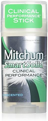 Mitchum Smartsolid Clinical Performance Stick 2.5 Ounce (Pack Of 2)