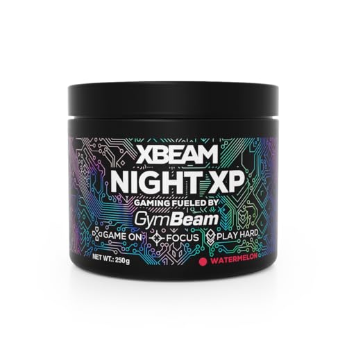 GymBeam - GymBeam Gaming Fuel Night XP - Zuverlässiger nächtlicher Respawn, enthält Vitamin B6, L-Tryptophan, Glycin, GABA, Passionsfrucht- und Kirschextrakt, unterstützt Immunsystem & Psyche, 250 g
