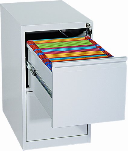 Preisvergleich Produktbild Gürkan 100304 Hängereg 2 Schublad. lichtgrau