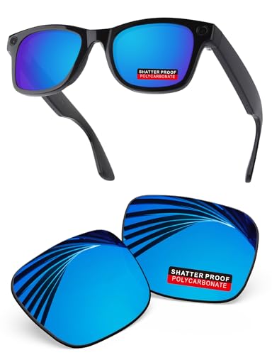 Image of PRO+ Polycarbonate Replacement Lenses Compatible with Ray-Ban Meta Wayfarer RW4006 & Gen 2 RW4012 50mm Sunglasses
