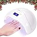 Produktbild LED UV Lampe für Nägel, 48W LED-Nageltrockner mit UV Nagellampe für Shellac und Gelnagellack Lichthärtegerät mit Zeitmesser Sensor - Weiß | von Joywell (Typ1-48W)