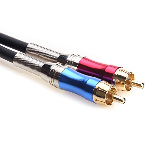 Tisino Xlr To Rca Y-Cable, Xlr Female To Dual Rca Adapter Y-Splitter Duplicator Lead Unbalanced Stereo Audio Interconnect Cable -10 Feet/3 Meters #TOP2