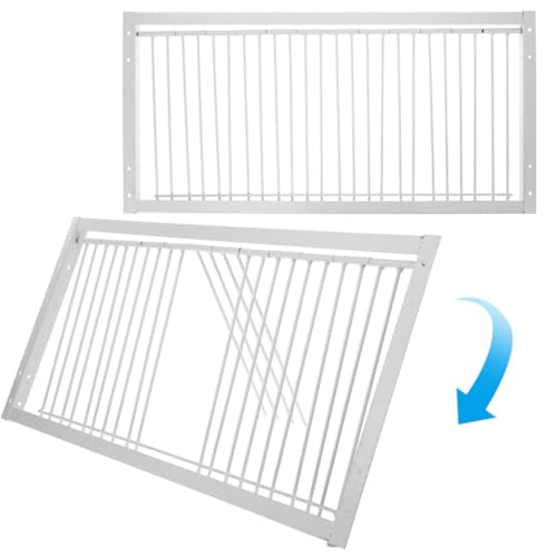 Puerta de hierro para palomas de carreras en T con diseño encriptado pack de 2 7