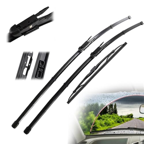 Juego de escobillas limpiaparabrisas Delanteras y traseras para Audi A3 8P 2005 2006 2007 2008 2009 2010 2011 2012, escobillas para Parabrisas y Ventana, 24 + 19 + 13