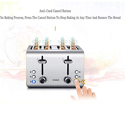 STRAW Toaster Toaster, Toaster mit großem Steckplatz, Kompakter Toaster mit Einstellungen, Herausnehmbarer… – Bild 3