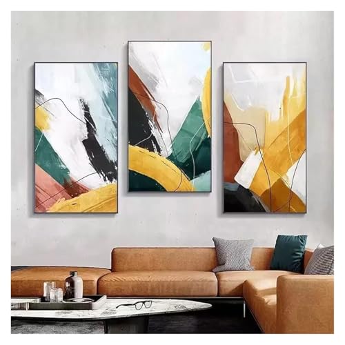 Peinture a l'huile moderne et grande affiche murale de style nordique