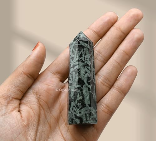 Image of Crystal Heaven Certified Flower Stone Tower Obelisk Point For Chakra, Healing And Balancing - Aaa Grade Original Certified Gemstone Agate For Reiki Meditation Yoga Spiritual (2-3 Inches)