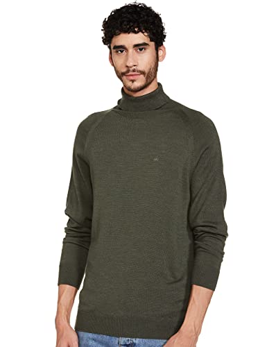 Image of Monte Carlo Men Wool High Neck Pullover Sweater