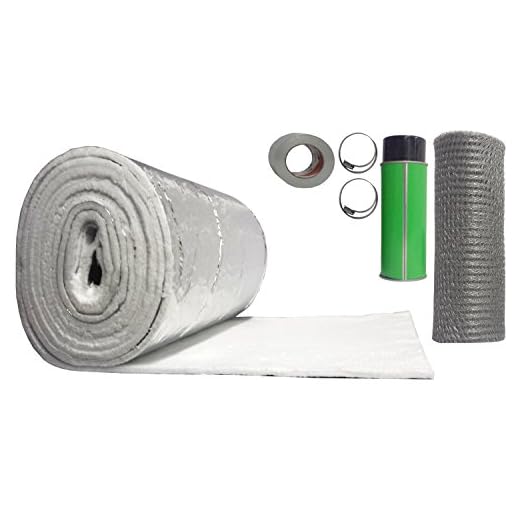 Rockford Chimney Supply 7" to 8" Chimney Liner Insulation Blanket Kit (15 feet)