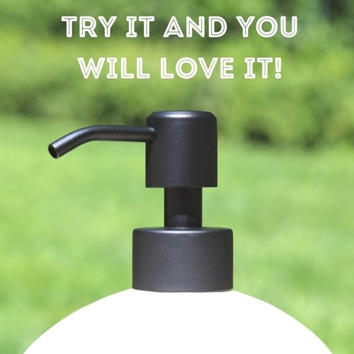 Image of Soap Dispenser Pump Replacement Head Stainless Steel 28mm