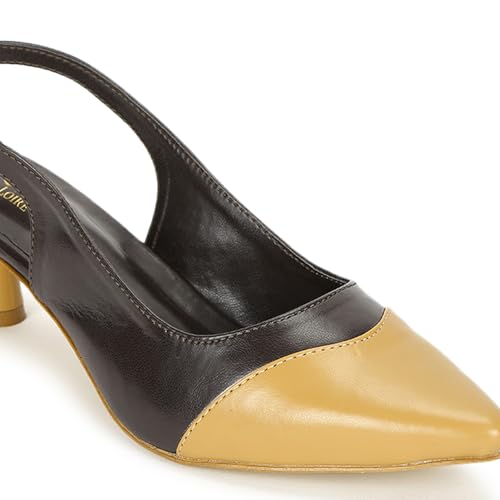 Image of Marc Loire Women Solid Pointed Toe Pump Shoes with Stilettoes Heels for Parties and Formal Occasions