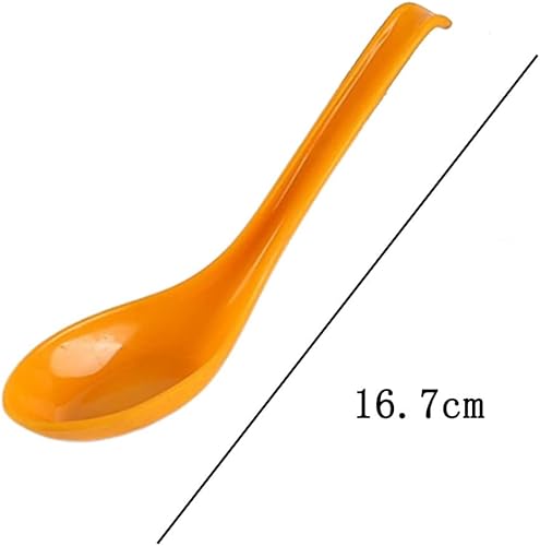 Miniatura 6 de 6 cucharas de arroz cucharas de sopa asiáticas cucharas de sopa chinas Won Ton para cocina y hogar