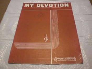 MY DEVOTION ROC HILLMAN 1942 SHEET MUSIC FOLDER 543