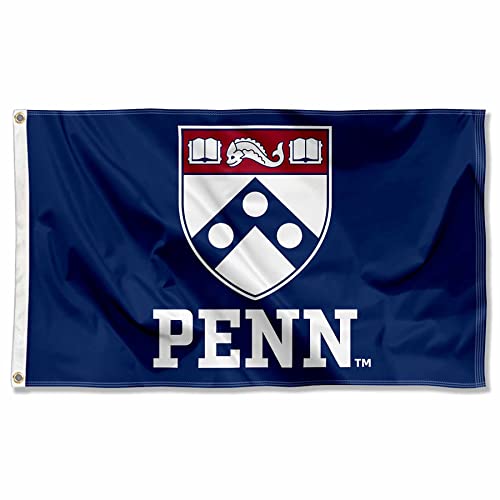 College Flags & Banners Co. Penn Quakers Large Grommet Banner Flag