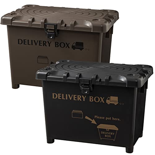 ���a�H��(Heiwa Kougyou) ��z�{�b�N�X �f���o���[�{�b�N�X ���{�� �_�[�N�O���C&�u���E�� 70L 2�Z�b�g