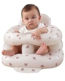 Asiento Inflable Circundante para Bebés de 3 a 36 Meses, Asiento Tipo Bumbo con Bomba de Aire Incorporada y Bandeja, Silla...