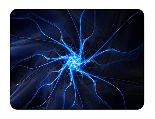 Silent Monsters Tapis de Souris Taille S (240 x 200 mm) Mouse Pad Petit, Motif Foudre - approprié pour Souris de Bureau et Souris de Gaming