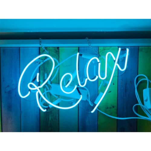 �l�I���T�C�� �x�� NEON SIGN 100������l�I���� �z�[�� ���� �X�ܑ��� �E�H�[���f�R �Ǌ|�� ������ �C���e���A �L���p�Ŕ� �N���u ���r���O���[�� �x�b�h���[�� ���v���[���g (Relax)