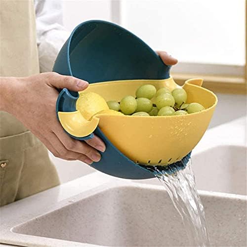 IndyDukaan Plastic Basket (Yellow)
