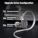 Linsoul KZ ZS10 PRO X Upgraded 1DD+4BA Hybrid Driver HiFi in Ear Earphones IEM with Alloy Faceplate, Detachable Silver-Plated Recessed 2Pin Cable for Audiophile Musician DJ Stage(Without Mic)
