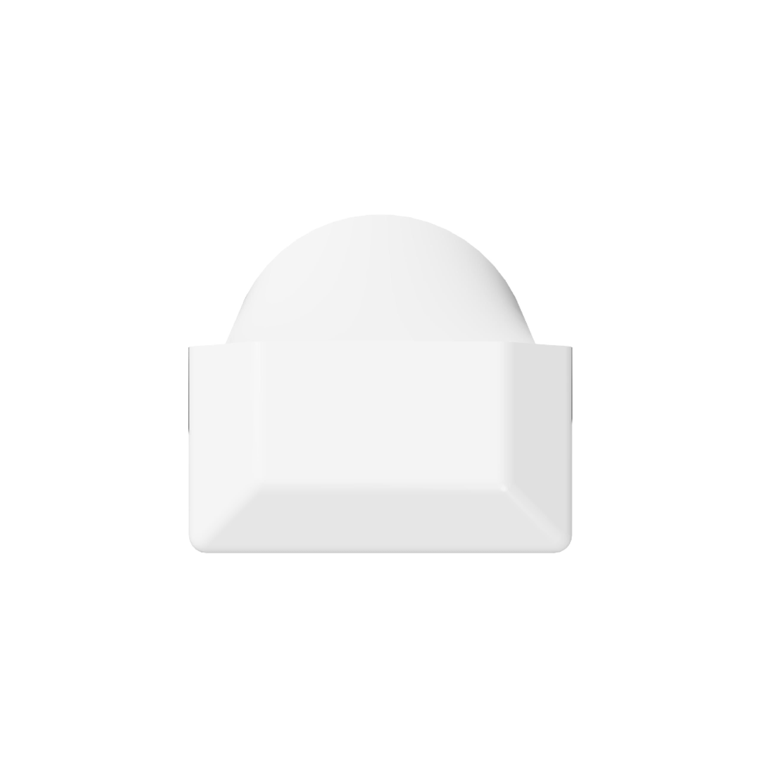 Rejilla de ventilación vacía sanitaria Ø100 mm (juego de 4) – Ventilación PVC antihumedad, antidañina, para sótano, bodega y exterior (blanco)