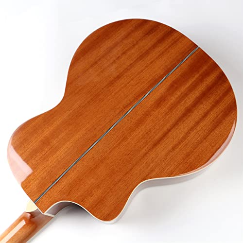 MEIeynt Guitare 39 Pouces, kit débutant Guitare Acoustique pan coupé Pleine Taille Guitarra Acustica avec Micro pour… - Les Beatles, Paul McCartney, John Lennon, RIngo Starr, George Harrison MEIeynt Guitare 39 Pouces, kit débutant Guitare Acoustique pan coupé Pleine Taille Guitarra Acustica avec Micro pour… – Image 3