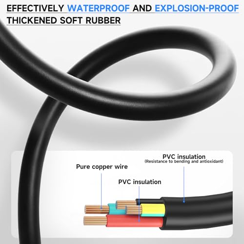 MAD OWL 4-Pin Waterproof LED Wire Connector Kit, 16 AWG 11inch/28cm Male Female Connectors with Tin Plated Joint for Various Waterproof Wires DIY (4 Set Black) by MAD OWL - Image 5