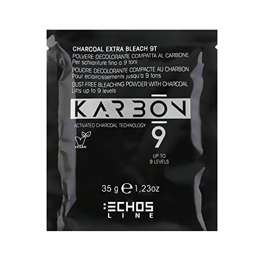 Echosline Karbon 9 Charcoal Extra Bleach 9T, 35 g.