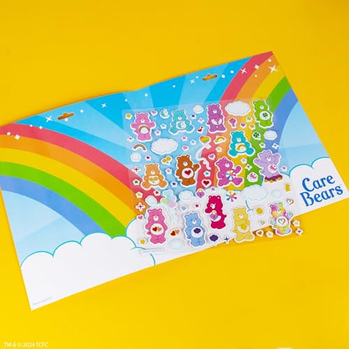 Image of Horizon Group USA Puffy Sticker Playset for Kids, Care Bears