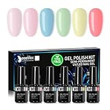 💅 6 teintes tendance de gel pour ongles : adaptées à tous les styles et toutes les occasions. Le kit VSP propose 6 teintes conçues pour vos routines quotidiennes, chaque teinte s'adapte à tous les goûts et à toutes les tenues, de l'élégant au audacieux, c'est également un cadeau parfait pour les amateurs de manucure.