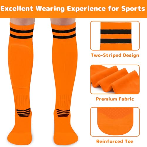 Image of Olreco Kids Soccer Socks Youth Baseball Socks Men Women Softball Sock for Girls Boys Football Sock Men Team Sports Accessory