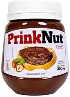Creme de Avelã com Cacau PrinkNut 350Grs - Delicioso e Cremoso, Chocolate Perfeito para Pães, Bolos e Sobremesas. Sem Glúten, Com Avelãs Selecionadas e Cacau de Qualidade, Semelhante a Nutella Com Extrema Qualidade