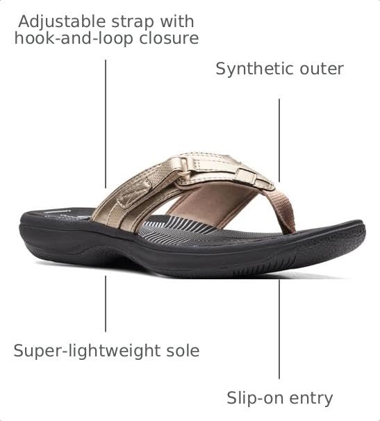 Image of Clarks Women's Breeze Sea Flip-Flop | Casual Sandals