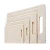Cook with color non slip cutting board setkitchen essentials with easy grip handle for meat veggies and fruits 4 cutting boards white  urban country home decor