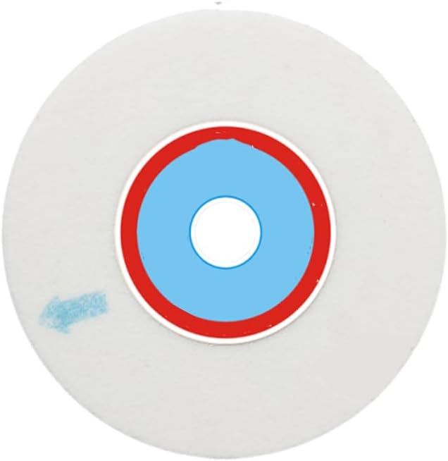 Bench Grinder Wheel White Corundum Replacement High-Accuracy, Low-Vibration Wheel for Sharpening Tools Blades 100Grit,24 grit