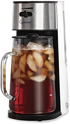 Capresso 624.02 Ice Tea Maker, White/Stainless,Black