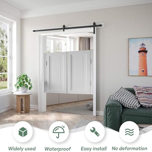 Cike Swinging Doors Saloon Doors Interior Solid Wood Swing Door,Sturdy Cafe Saloon Door thumb #1