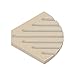 Transolid SOAPDISH03-B1 Decor 5-1/2-Inch Corner Soap Dish, Matrix Khaki