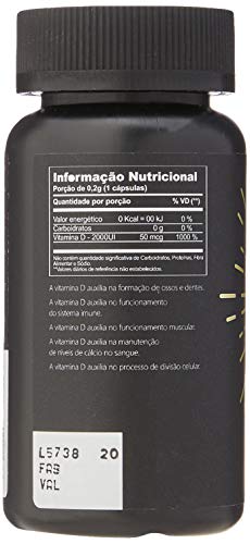 Inove Nutrition Vitamina D 2.000Ui - 60 Cápsulas