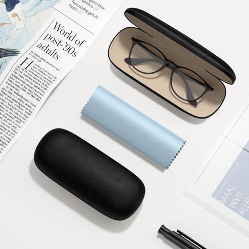 Image of Eyeglasses Case, Hard Shell Protective Case for Glasses, Unisex for Women Men