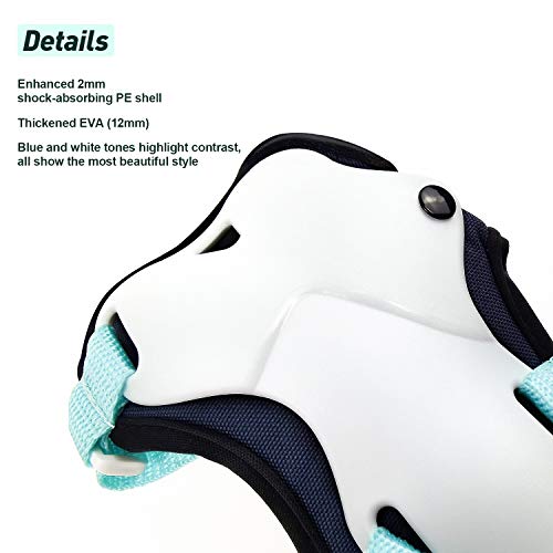 image for Dark Lightning Adult/Youth/Junior Knee Pads Elbow Pads Wrist Guards 3 