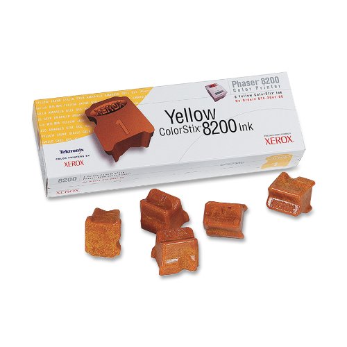 5-Pack Yellow Genuine Colorstix Ink for Phaser 8200