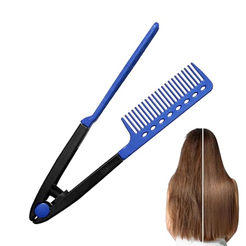 Peine Alisador De Cabello – Herramienta De Estilo Clip Plano En V | Cuidado Cabello Seco O Húmedo | Control Frizz Brillo | Accesorio De Viaje Y Salón Para Mujeres Niñas Uso En Casa Profesional Peine Alisador De Cabello – Herramienta De Estilo Clip Plano En V | Cuidado Cabello Seco O Húmedo | Control Frizz Brillo | Accesorio De Viaje Y Salón Para Mujeres Niñas Uso En Casa Profesional